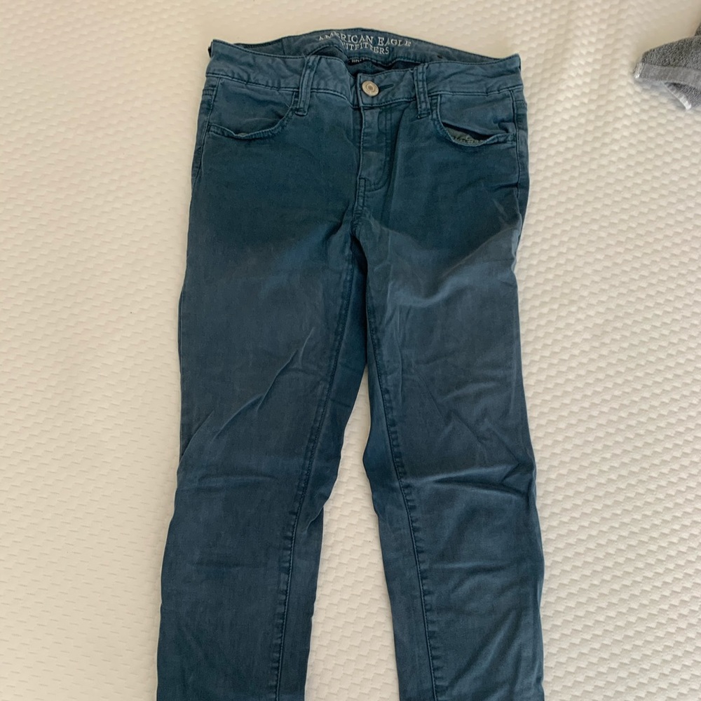 Teal AE Jeggings